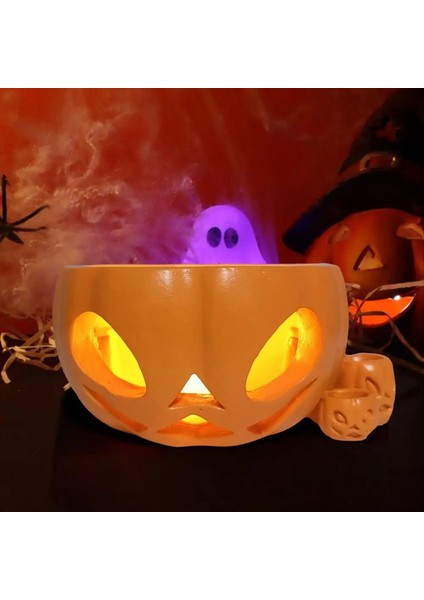 Içecek Fincanı Tutucu Dekorasyon Kabak Içecek Kupası Tutucu Cadılar Bayramı Partys Reçine Malzeme Masa Için Dekoratif Süsler (Yurt Dışından) fırsatları