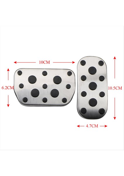 Toyota C-Hr AX20 2024 Paslanmaz Çelik mt Araç Ayak Pedallarında Paslanmaz Çelik Dinlenme Hızlandırıcı Tepsi Aksesuarları (Yurt Dışından) fırsatları