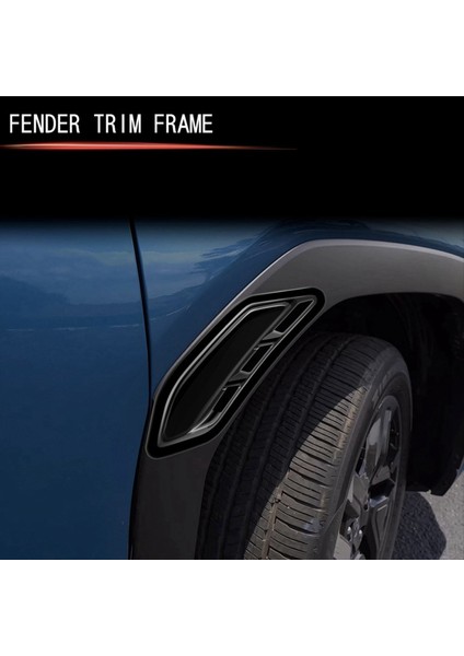 Subaru Forester 2025 Parlak Siyah Için Araba Yan Kanat Hava Akışı Giriş Kapağı Kapak Yan Çamurluk Trim Çerçeve (Yurt Dışından) fırsatları