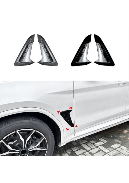 Bmw Için Araba Ön Yan Çamurluk Hava Outlet Kapak Döşeme X3 G01 X4 G02 2018+ Araba Stil Havalandırma Çamurluk Karbon Fiber (Yurt Dışından) indirimleri