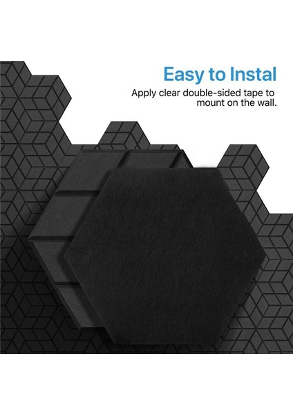 12 Paket Kendinden Yapışkan Akustik Ses Geçirmez Köpük Panelleri 13 8 x 12 X0 4inch Stüdyolar/kayıt Stüdyoları/ofisleri Için Siyah (Yurt Dışından) indirimleri