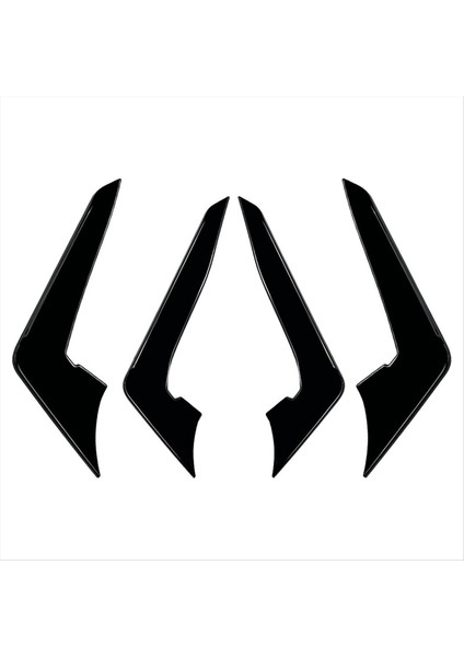 Araba Ön Tampon Spoiler Ayırıcı Kapağı Sis Lambası Dudak Ayırıcı Iz (Yurt Dışından)