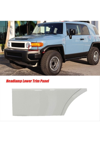 Sol Ön Alt Tampon Dolgu Plakası 52513-35100-A0 Toyota Fj Cruiser 2007-2014 Fender Köşe Trim Kapağı 5251335100 (Yurt Dışından) indirimleri