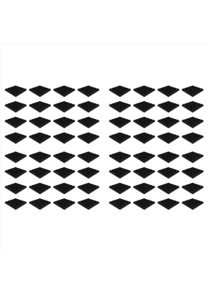48PCS Ses Geçirmez Köpük Paneller Duvar Stüdyo Ev ve Ofis Için 2 Inç x 12 Inç x 12 Inç Piramit Şekilli Akustik Paneller (Yurt Dışından)