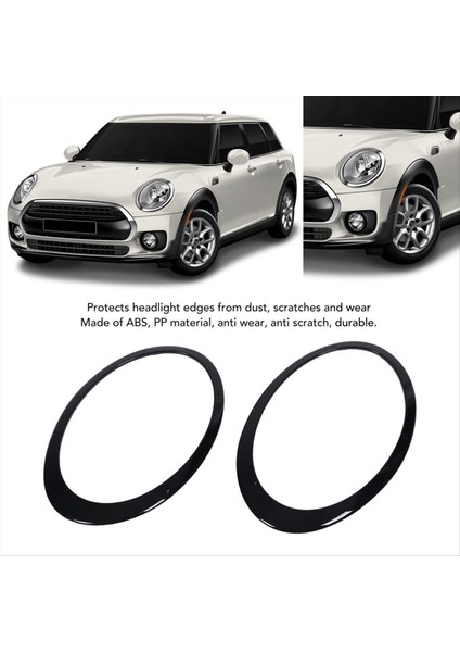 51138739497 Bmw Mini Cooper Clubman F54 S Jcw 2015-2022 Far Surround Far Kapak Şekli 51138739498 2pcs (Yurt Dışından) fırsatları