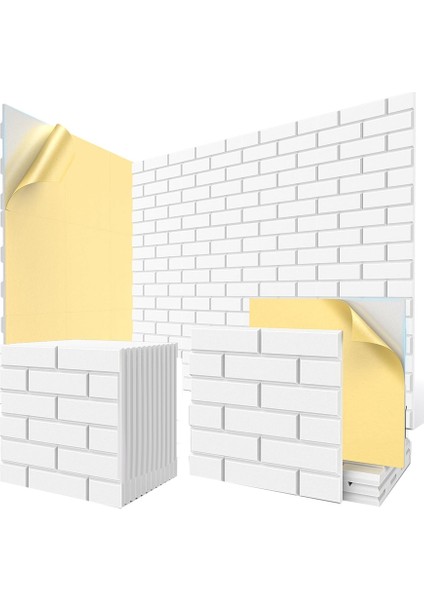 12 Paket Akustik Paneller Kendinden Yapışkanlı 12 x 12 x 0 4 Inç Ses Geçirmez Duvar Panelleri Ev Stüdyosu Ofis Dekor Beyaz (Yurt Dışından)