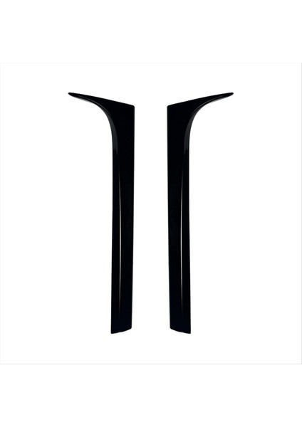 Araba Arka Cam Yan Spoiler Kanardlar Vw Passat B8 B8 5 Arka Ön Cam Yan Kanat Çıkartması Parlak Siyah (Yurt Dışından)