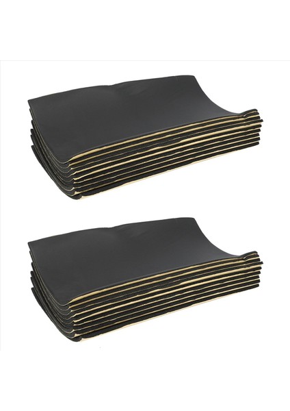 18PCS Araba Sesi Deadinging Mat Butil Otomotiv Ses Deadener Ses Gürültüsü Yalıtım ve Nemlendirme (Yurt Dışından)
