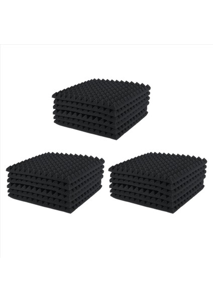 18 Pcs Akustik Paneller Köpük Tahtası Stüdyosu Ses Emici Güvenlik Duvarı Karoları Yankı ve Gürültüyü Azaltmaya (Yurt Dışından) fiyatları