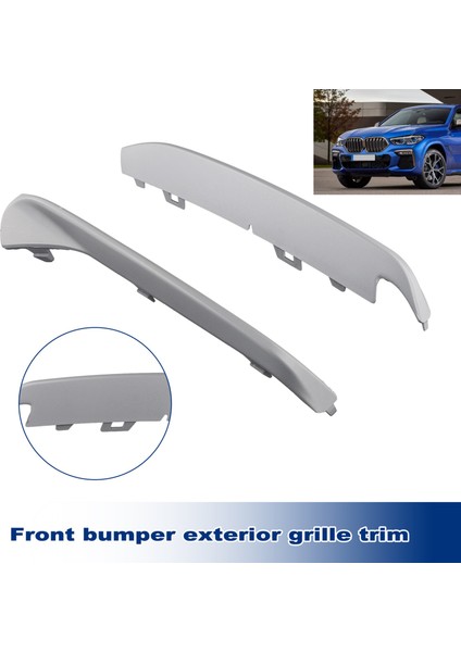 Sol+Sağ Ön Tampon Dış Izgara Trim Kalıplama Bmw X6 F16 2015-2019 51117343259 51117343260 (Yurt Dışından) fırsatları