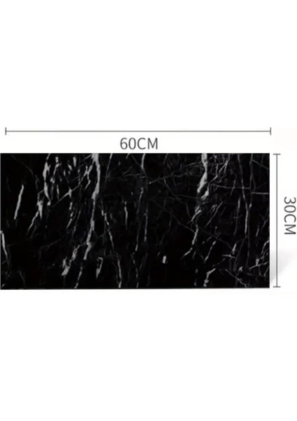 Siyah Mermer Desenli Alüminyum Plastik Duvar Sticker fiyatları