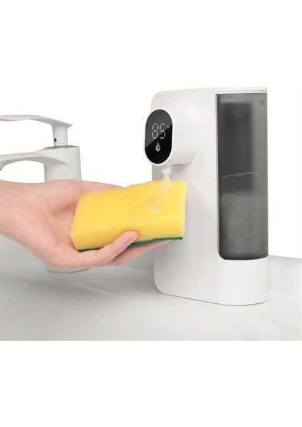 Otomatik Sıvı Sabun Dağıtıcı 500ML Duvar Montaj Sabun Dağıtıcı, Dokunulmaz El ve Bulaşık Dağıtıcı Banyo Için Beyaz (Yurt Dışından) fırsatları