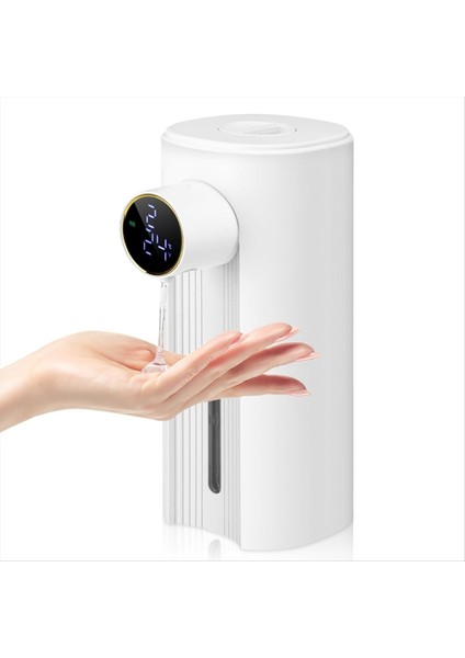 Dokunulmaz Otomatik Köpük Sabun Dağıtıcı 11.83 Oz, 5 Ayarlanabilir Seviye, Mutfak ve Banyo Sıvı Beyaz Için Uygun (Yurt Dışından)