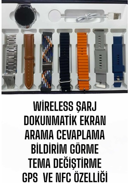 Akıllı Saat 7 Kordonlu Yeni Nesil Arama Cevaplayan Çok Fonksiyonlu fiyatları