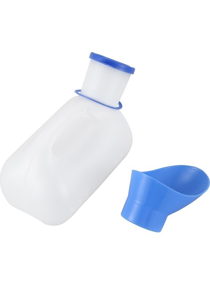 Taşınabilir Idrar Şişesi Idrar Şişesi 1000ML Erkekler Için Kadınlar Seyahat ve Kamp Beyaz ve Mavi (Yurt Dışından) fiyatları
