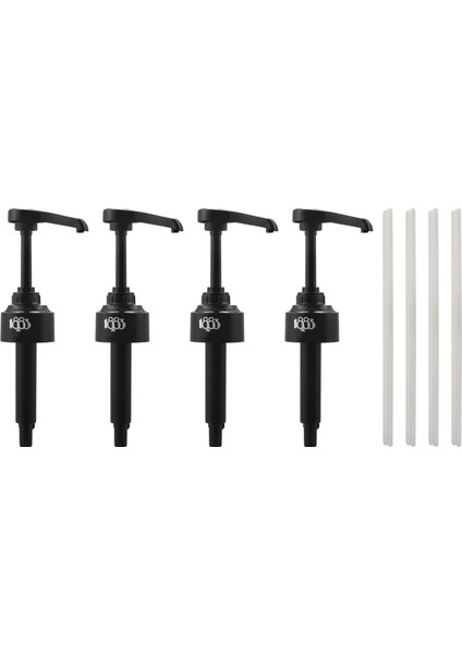 4 Pack Siyah 8ml Şurup Pompaları Dispenser Pompası Monin Kahve Şurupları Için Harika Kar Konıları Troşalılar ve Daha Fazlası (Yurt Dışından)
