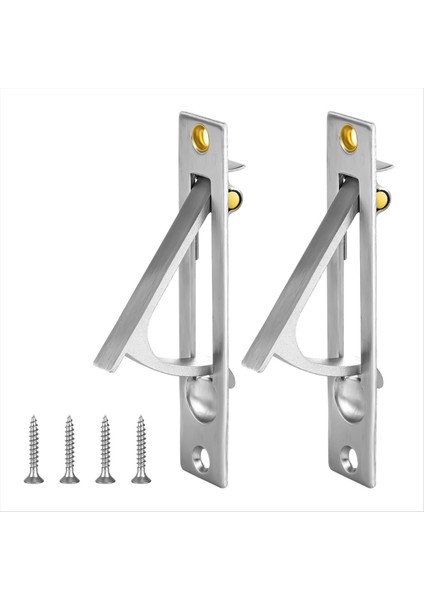 2pcs Cep Kapı Kenar Çekme, Vidalı 304 Paslanmaz Çelik Cep Kapısı Tutağı, Banyo Dolabı Koridoru Için Kapı Donanımı (Yurt Dışından)