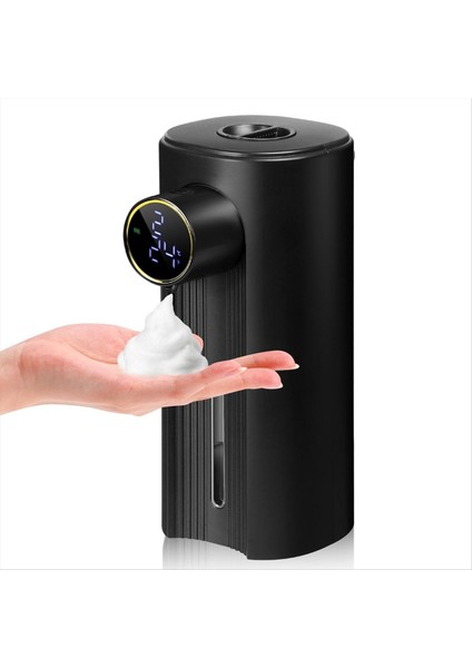 Dokunulmaz Otomatik Köpük Sabun Dağıtıcı 11.83 Oz, 5 Ayarlanabilir Seviye, Mutfak ve Banyo Köpük Siyah Için Uygun (Yurt Dışından)