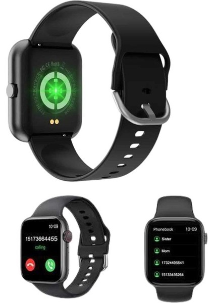 1.83 Inç Akıllı Saat Android ve Ios Uyumlu Çağrı Cevaplayabilen Adımsayar Gps Takibi fırsatları