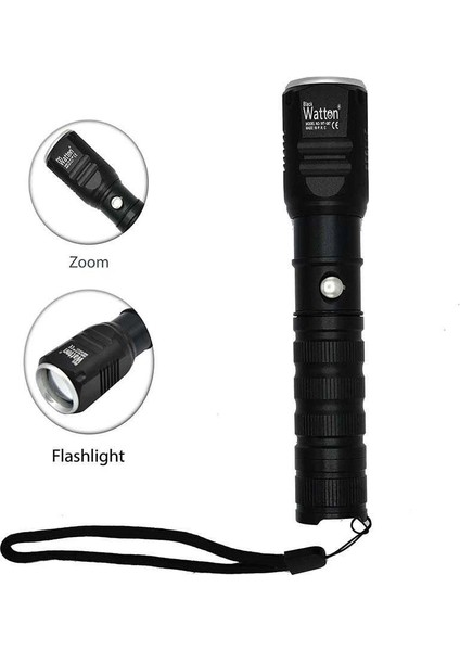 Şarjlı Pilli Zoomlu El Feneri WT-087 fırsatları