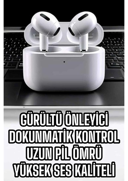 3.nesil Tws Bluetooth Kulaklık Mikrofonlu Anc Özelliği Dokunmatik Kontrol