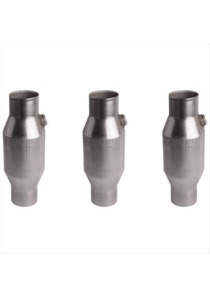 3pcs 2 5 Inç Bükülmüş Evrensel Katalitik Konvertör Paslanmaz Çelik 425250 Egzoz Katalitik Konvertör (Yurt Dışından)