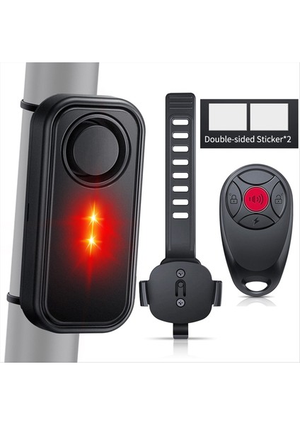 Motosiklet Hırsız Alarm Kablosuz IP66 Su Geçirmez Bisiklet Hırsızlık Önleyici Titreşim Bisiklet Güvenlik Alarmı LED Işık (Yurt Dışından) fiyatları