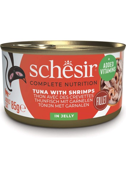 Ton Balıklı Ve Karidesli Jöleli Kedi Konservesi 85gr modelleri