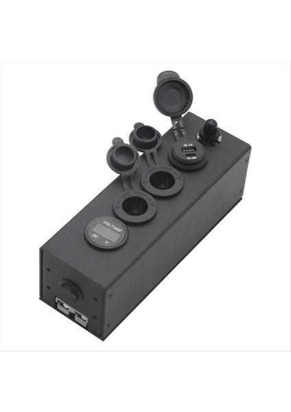 12-24V Rv Yat Teknesi Güç Kaynağı Için 50A Güç Kablosu ile 3&#39 Ü 1 Arada Güç Kutusu Voltmetre Araç Şarj Cihazı (Yurt Dışından) modelleri