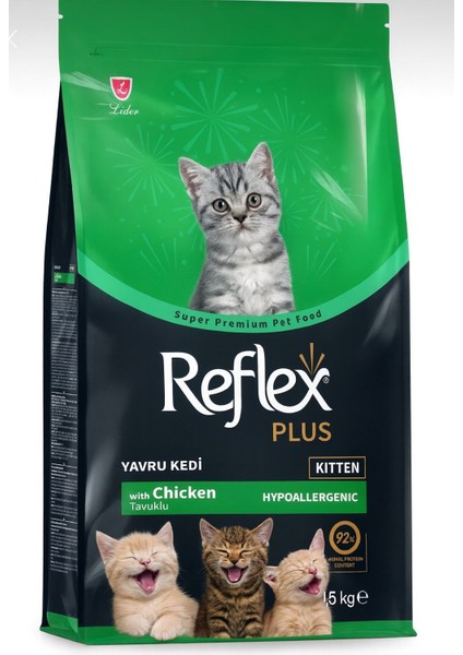 Plus Kitten Tavuklu Yavru Kedi Maması 1.5 kg indirimleri