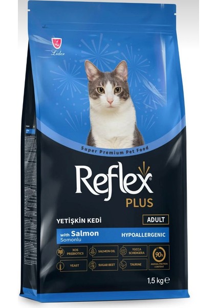 Plus Adult Somonlu Yetişkin Kedi Maması 1.5 kg fırsatları