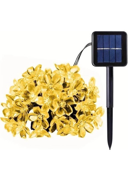 Solar 5m 50 LED Papatya Gün Işığı 8 Fonksiyonlu fiyatları