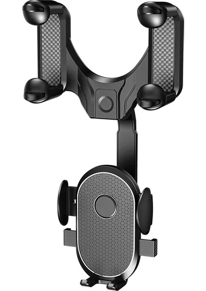 Gps Evrensel 360 Derece Dönebilen Cep Telefonu Klipsi Araç Dikiz Aynası Telefon Tutucu Montajı (Yurt Dışından)