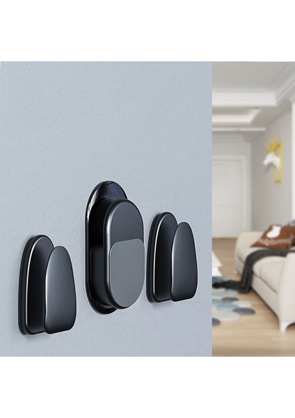 Araba Telefon Tutucu Duvara Monte Kendinden Yapışkanlı Kanca Çok Fonksiyonlu Duvar Askı Kancası Seti (Yurt Dışından)