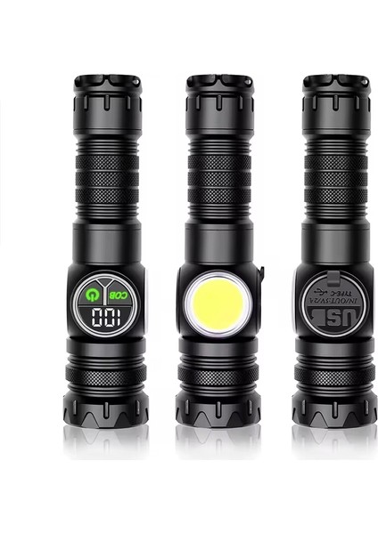 9 Mod Şarjlı Kamp Lambası El Feneri WT-704