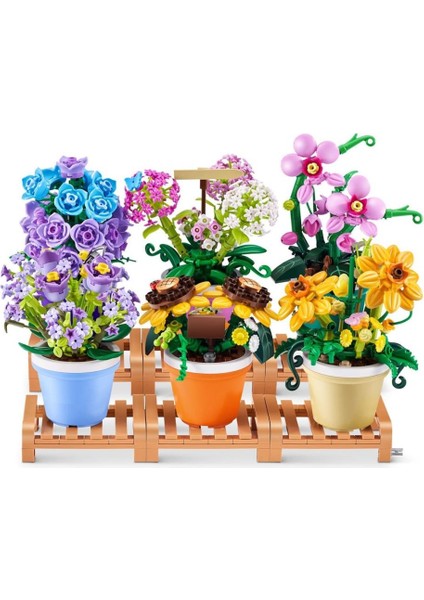 MNB08000 Max Saksı Bitkileri Sürprizi 151 Parça Nessiworld indirimleri