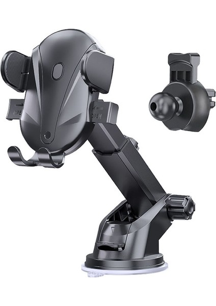 Araç Gösterge Paneli Teleskopik Vakumlu Cep Telefonu Tutucu Çok Işlevli Araç Havalandırma Menfezi Telefon Tutucu (Yurt Dışından)