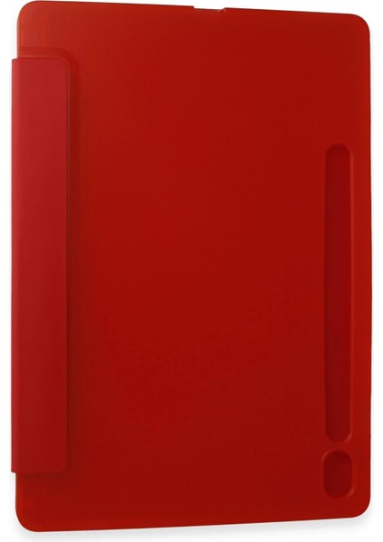 CPT83 Samsung Galaxy Tab A9 Kılıf Kalemlikli Mars Tablet Kılıfı - Kırmızı fiyatları