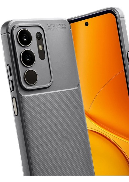 CPT83 Vivo Y29S Auto Focus Karbon Kapak - Gri