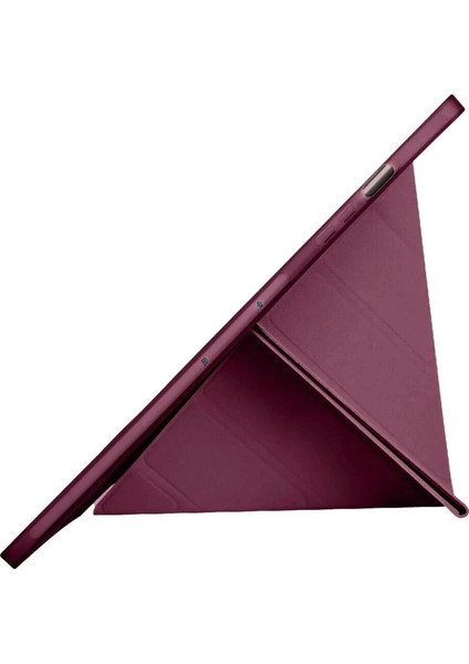 CPT83 Samsung Galaxy X610 Tab S9 Fe Plus 12.4 Kılıf Kalemlikli Mars Tablet Kılıfı - Mürdüm indirimleri