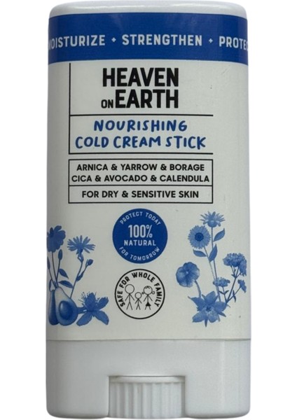 Besleyici Cold Cream Stick- Soğuk Hava Yıpratıcı Etki Karşıtı - %100 Doğal ve Organik Içerikli 15ML