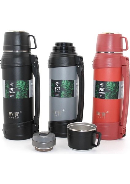 Paslanmaz Çelik Çift Katmanlı Termos 2.0 Lt