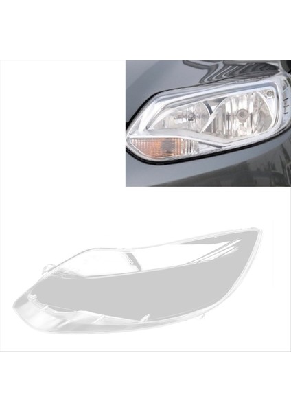Araba Ön Far Kapağı Abajur Lambası Lamba Far Farlar Lens Kapağı Ford 2012-2014 Için Sol (Yurt Dışından) fırsatları