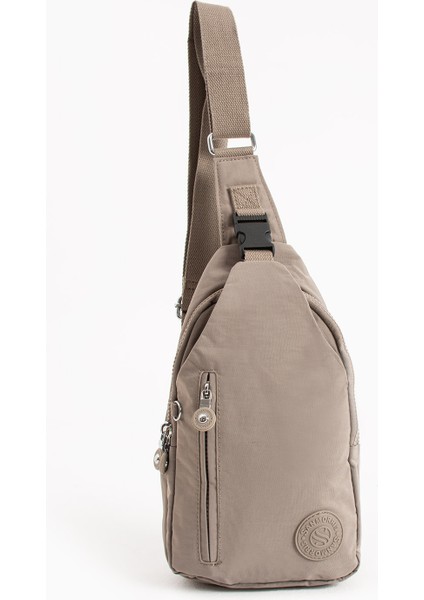 3037, Suya Dayanıklı, Krinkıl Kumaş, Vizon Rengi Çanta fırsatları