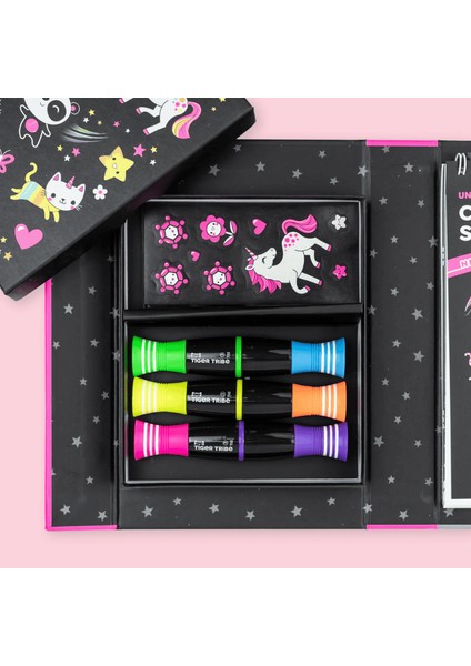 Neon Boyama Seti - Unicorns and Friends