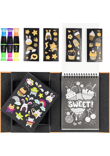 Neon Boyama Seti - Glow Friends fırsatları