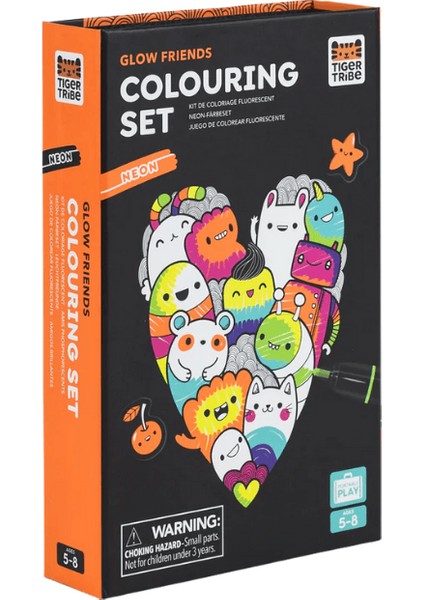 Neon Boyama Seti - Glow Friends indirimleri