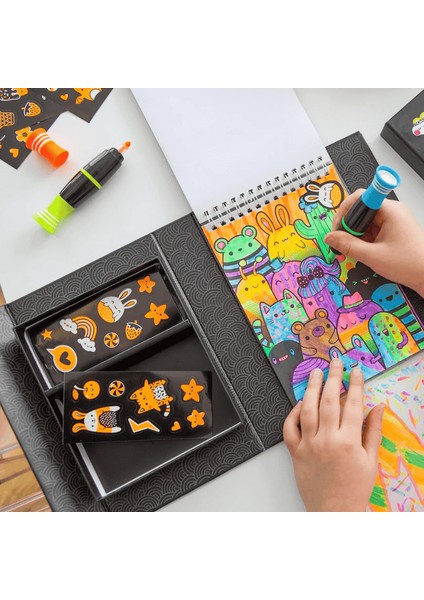 Neon Boyama Seti - Glow Friends