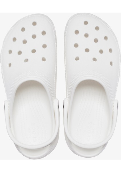Classic Platform Clog Kadın Beyaz Terlik.100