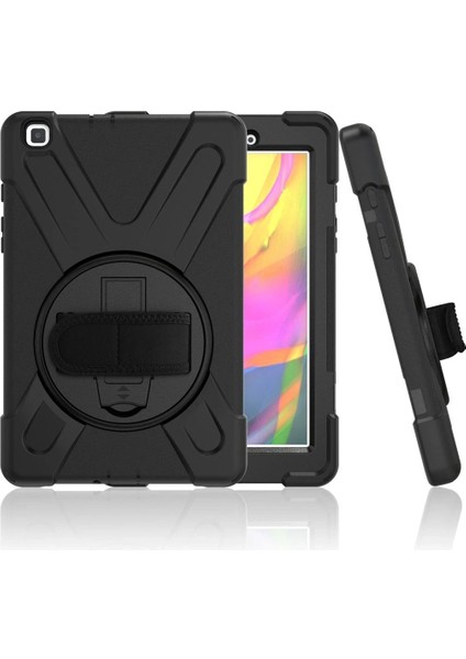 CPT83 Samsung Galaxy T290 Tab A 8 Kılıf Amazing Tablet Kapak - Siyah